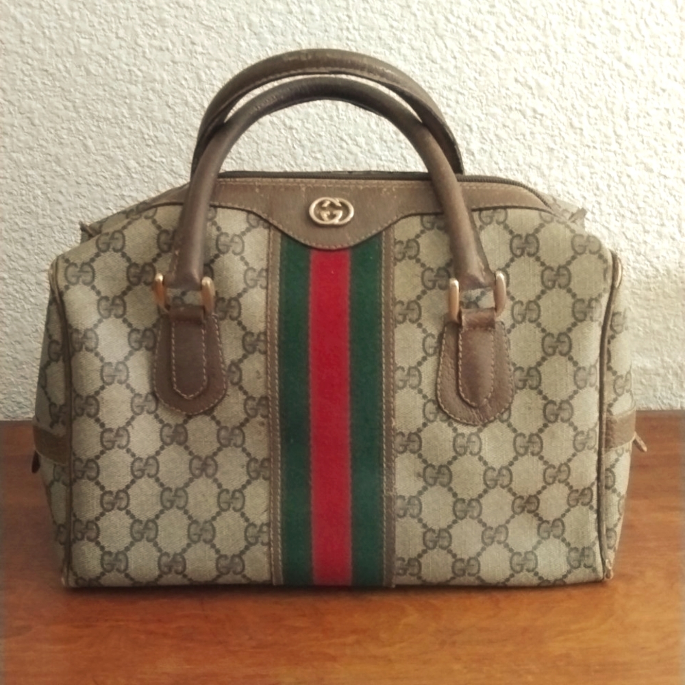 Vintage Gucci Monogram Ophidia Handbag